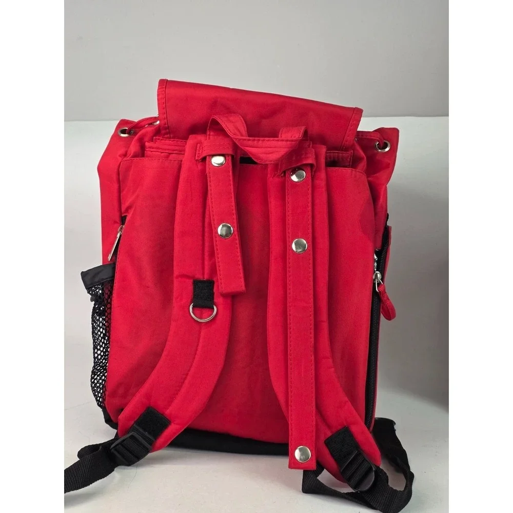 North Carolina State Picnic Backpack Red Bag‎